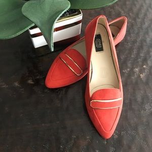 Jones New York orange flats sz 7